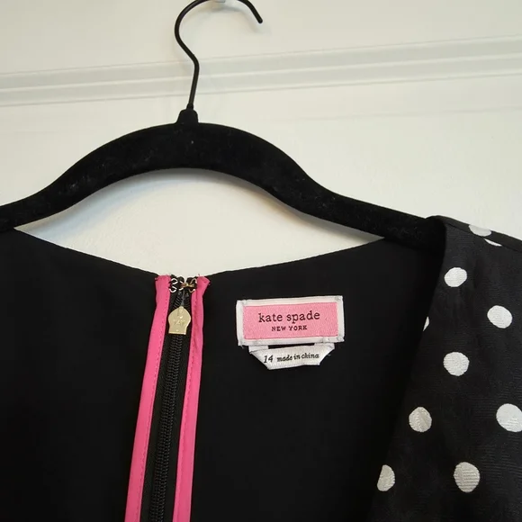 Kate Spade New York Harmony Dot Cloqué Top Size 14 - Picture 4 of 6